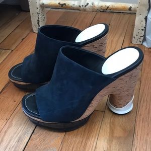 Barely Worn Tory Burch High Heel Mule